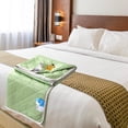thumbnail image 1 of Edredón tamaño queen, manta absorbente de sudor, ropa de cama suave y ligera para quienes duermen con calor, 228 x 198 cm, para el hogar, verano, Verde, 1 of 8