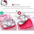 thumbnail image 2 of RWJDXD Sanrio Hello Kitty Thermal Lunch Box Grid with Bowl Anti-Scald Lunch Box Outdoor Child Girl Student Lunch Box 304 Gift Cartoon, 2 of 7