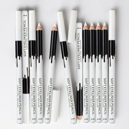 12pcs Professional Highlighter Pen Eyeliner Soft Strokes, Easy to Color Eyeshadow Pencil Silkworm Eye