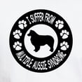 thumbnail image 3 of CafePress - Australian Shepherd Dog White T Shirt - Men's White Classic Cotton T-Shirts, 3 of 5