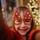 thumbnail image 3 of Adornos navideños, adornos navideños, regalos navideños, decoración navideña, gafas, festival, fiesta, disfraces, Papá Noel brillante, marco para ojos, accesorios para fotos navideñas, decoraciones fe, 3 of 5