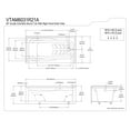 thumbnail image 2 of Aqua Eden VTAM6031R21A 60-Inch Anti-Skid Acrylic 3-Wall Alcove Tub with Right Hand Drain Hole, White, 2 of 3