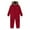 Red, variant on YunPes Boys Snow Suit Outdoor Waterproof Windproof Snowboarding Ski Suits Toddler Kids Winter Warm Plain Hooded Overalls Jumpsuit