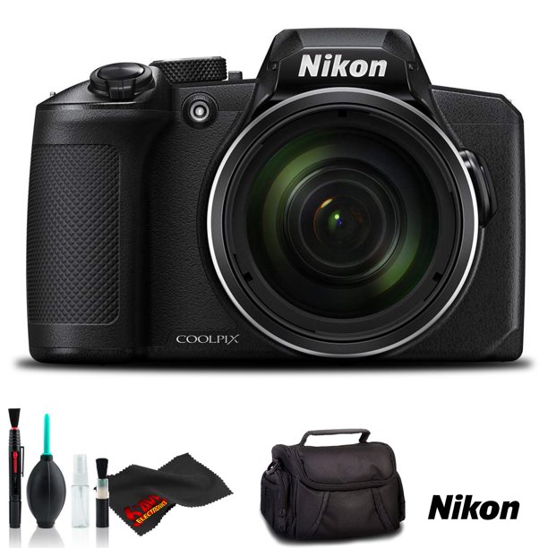 Nikon COOLPIX B600 Digital Camera (Black) (Intl Model) - Deluxe Kit