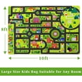 thumbnail image 2 of ZACOO 8'x10' Large Kids Carpet Rug Traffic Road Educational Learning Carpet for Classroom, Game Play Area Rug for Kids and Crawling Nursery, Black, 2 of 7