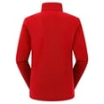 thumbnail image 5 of Miluxas Men's Soft Polar Fleece Jacket Lightweight Full Zip Jackets Casual Outdoor Warm Jackets Coats with Pockets Red, 5 of 6