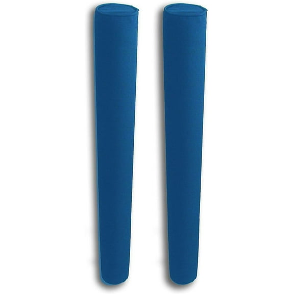 36" Pair of Boat Trailer Guide Pole Pad and Cover - Heavy Duty Canvas - Capped Ends - UV Treated - Made in USA - Royal Blue