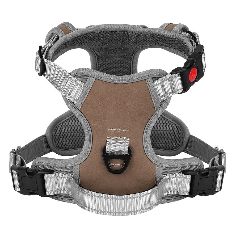 Reflective Dog Harness No Pull Dog Vest Harness With Handle, Breathable Padded Dog Chest Harness Adjustable for Small Medium Large Dog