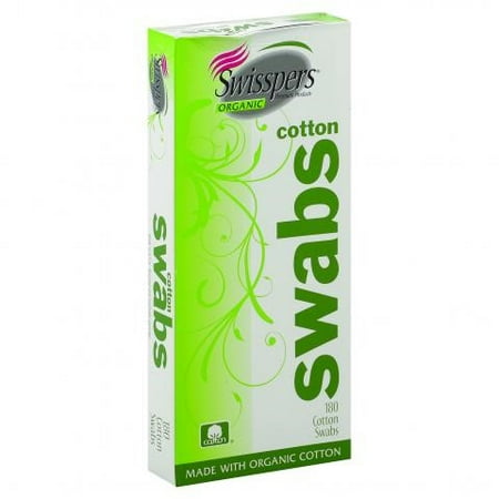 Trim Organic Cotton - Organic Essentials Swispers Organic Cotton Swabs, 180 ea
