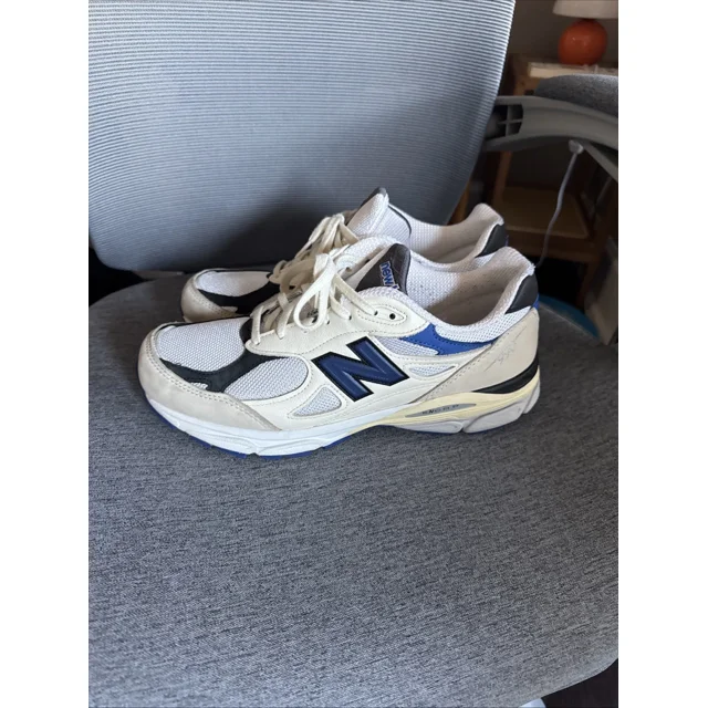 New Balance 990v3 Blue White Teddy Santis Size 10.5