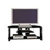 Bush Industries Segments Collection VS11860-03 - Stand - for AV System - glass, wood - high gloss black - screen size: 60"