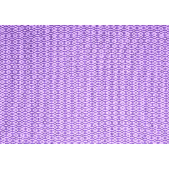 Ahgly Company Indoor Rectangle Abstract Purple Contemporary Area Rugs, 7' x 9'