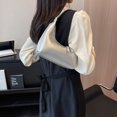 thumbnail image 1 of Bolso de hombro para mujer Bolso de hombro simple de cuero de PU Bolso de mensajero con cadena (Plata) Ndcxsfigh Para Estrenar, 1 of 5