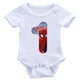 thumbnail image 2 of Pelele de verano para bebés y niñas, Ropa de manga corta, peleles con estampado de número 1-9 de Spiderman de dibujos animados para recién nacidos, mono infantil, Ropa Bebe3M Gao Jinjia LED, 2 of 2