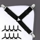 thumbnail image 1 of Correas para sujetar sábanas, 8 piezas Sujetadores para sábanas Triángulo ajustable Tirantes elásticos Clips de esquina para colchón con pinzas resistentes Negro Xemadio PTL015-1, 1 of 7