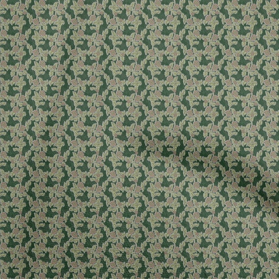 oneOone Rayon Green Fabric Floral Diy Clothing Quilting Fabric Print Fabric By Yard 56 Inch Wide
