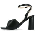 thumbnail image 3 of Journee Womens Lottey Mid Heel Ankle Strap Sandals, 3 of 10