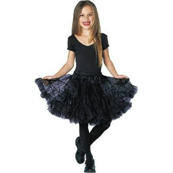 Franco American Novelty 29544-01 Child Petticoat - Black