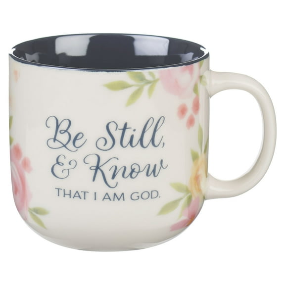 Christian Art Gifts Large Novelty Inspirational Ceramic Coffee & Tea Mug for Women & Men: Be Still & Know En, (Hardcover)