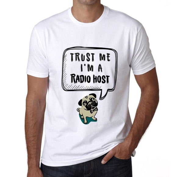 Men's Graphic T-Shirt Trust Me I'm A Radio Host Eco-Friendly Limited Edition Short Sleeve Tee-Shirt Vintage Birthday Gift Novelty