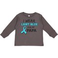 thumbnail image 3 of Inktastic I Wear Light Blue For My Papa Boys or Girls Long Sleeve Toddler T-Shirt, 3 of 5