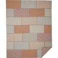 thumbnail image 3 of VHC Brands Kaila Country Farmhouse Bedroom Decor Patchwork Twin Quilt 68x86, 3 of 6