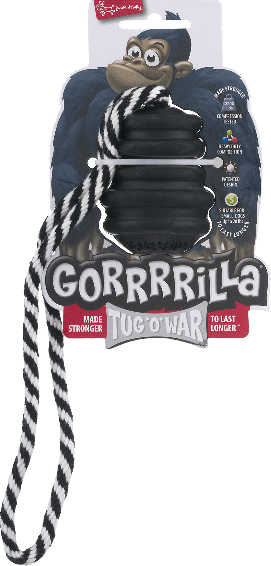 Gorrrrilla Tug O War Dog Toy Small Walmart