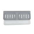 thumbnail image 3 of Unique Bargains 1 Pc Soap Dish Double Row Soap Holder for Bathroom Light Gray, 3 of 6