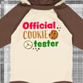 thumbnail image 4 of Inktastic Official Cookie Tester Christmas Cookies Boys or Girls Long Sleeve Baby Bodysuit, 4 of 5