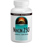 Source Naturals - Niacin 250 Vitamin B3 250 mg. - 250 Tablets