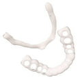 thumbnail image 1 of TISHITA Dentier Malléable Supérieur et Inférieur Réutilisable Plaques de Dents Temporaires Fausses Dents Inférieures, 1 of 8
