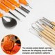 thumbnail image 4 of Halloween Pumpkin Carving Tools Kit, 13 Piece Professional Professional Pumpkin Cutting Supplies Tools Kit, 4 of 4