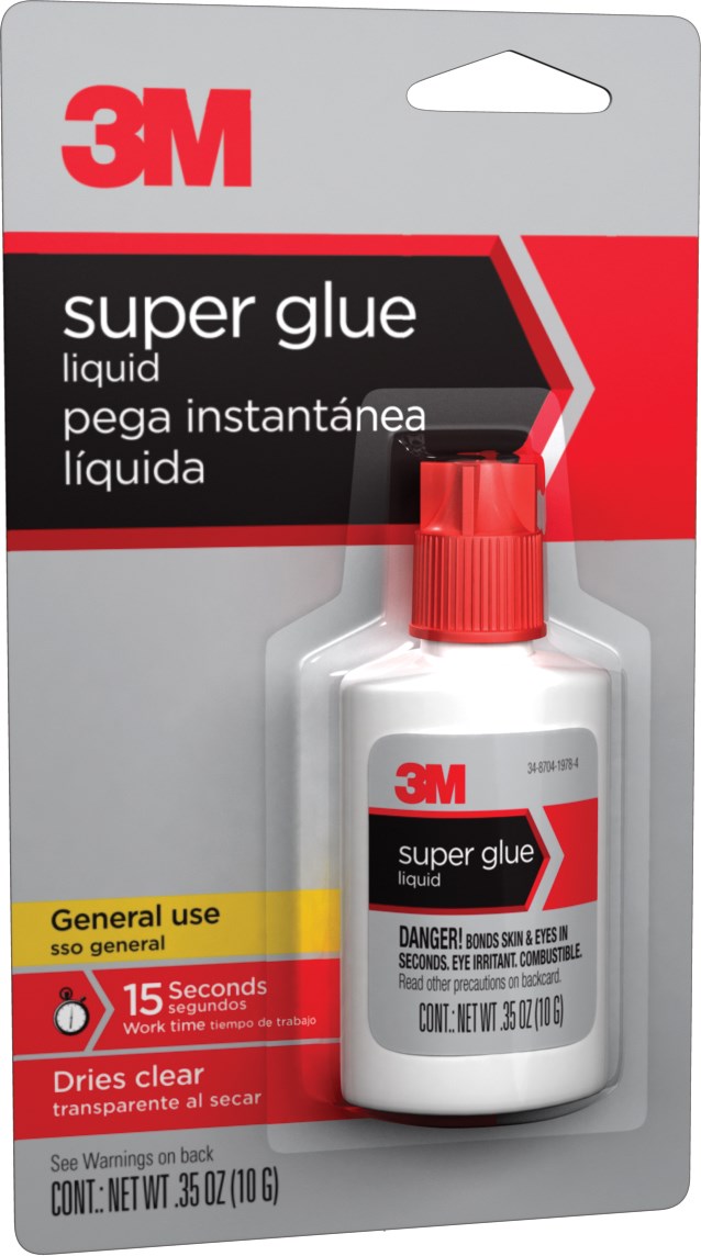 3M 18015 .35 Oz Liquid Super Glue