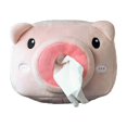thumbnail image 1 of DJN Clearance Sale Desktop Ornament Car Mounted Tissue Box A Hanging And Cute Female Car Tissue Holder With Creative Design Popular Among Internet Celebrities For Vehicle Use Plush Hot Pink One Size, 1 of 9