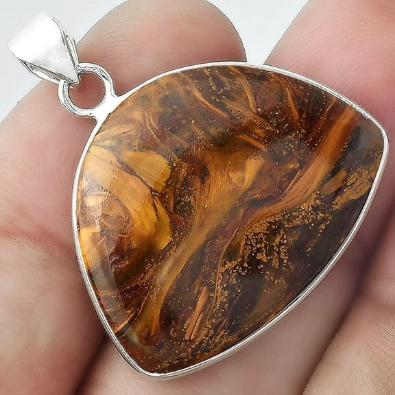 Natural Pietersite - Namibia 925 Sterling Silver Pendant Jewelry SDP100140