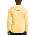 thumbnail image 2 of Homeyce Men's Hooded UPF 50+ Sun Protection Long Sleeve Shirt Uv Protection Athletic Fishing Swimming Lightweight Hoodie with Hood Quick Dry T-Shirts Rash Guards,Yellow M, 2 of 5