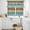 turquoise, variant on Farmhouse Teal Blue Brown Kitchen Curtains Sets for Windows 24 Inch Length, Vintage Wooden Striped Rod Pocket Window Treatments Tier Curtains and Valances Set for Bedroom/Bathroom
