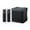 Black, variant on Birdeem Home Audio Karaoke Machine with 2 Wireless Microphones, 3000Mah Portable Microphone Speaker Set, Bluetooth 5.0 Rechargeable Pa System Stage Subwoofer