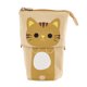 thumbnail image 1 of Estuche para lápices con diseño de gato lindo, retráctil, con múltiples compartimentos internos, estuche para lápices de pie, estuche para bolígrafos para estudiantes, 1 of 10