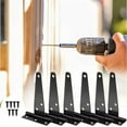 thumbnail image 3 of Heavy Duty T-Strap Hinges, Stainless Steel Galvanized Surface Corrosion Resistant Smooth Edges 270-Degree Opening Strong Load-Bearing For Doors Windows Garden Sheds Fences Crates, 3 of 5