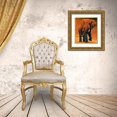 thumbnail image 3 of Surma And Guillen 15x17 Gold Ornate Wood Framed with Double Matting Museum Art Print Titled - Sunset Savanna, 3 of 4
