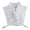 White, variant on Women Detachable Half Shirt Ruffle Neck Blouse Collar Fashion Accessory Layer Top, Black