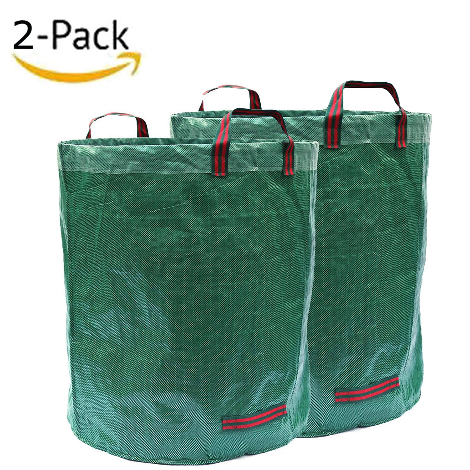 Clean Up Leaves and Waste Reusable Yard Waste Bag Leaf Bag 2-Pack 80 Gallons Lawn and Patio Ugold 2-Pack Garden Bag Work for Garden 
