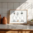 thumbnail image 4 of Ducks In Towels Art Poster : Trendy Bathroom Home Decor Wall Art, Matte Canvas Stretched, Posters for Room Bedroom Living Room Bathroom Wall Decor, Posters & Art Prints, Gift., 4 of 7