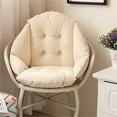 thumbnail image 4 of EGYMEN Hammock Swing Chair Cushion, 16"x16" Hanging Basket Seat Pillow, Soft Hanging Egg Chair Back Cushions Pads, for Indoor and Outdoor Garden Offices(Beige), 4 of 6