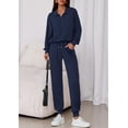 thumbnail image 2 of Conjunto Deportivo PRETTYGARDEN Mujer 2 Piezas Azul Marino Talle S, 2 of 8