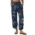 thumbnail image 2 of Anygrew Womens Baggy Wide Leg Pants Elastic Waisted Casual Palazzo Harem Pants Summer Beach Trousers with Pockets S-XXL, 2 of 8