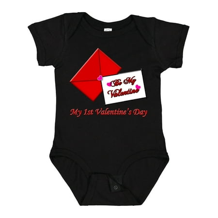 

Inktastic My 1st Valentine s Day Gift Baby Boy or Baby Girl Bodysuit