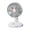 White, variant on YFGEFTR Small Round Base Cute Deer Desktop Fan, USB Powered Personal Breeze, Quiet and Compact, Strong Airflow, for Home Office, Fun Gift
