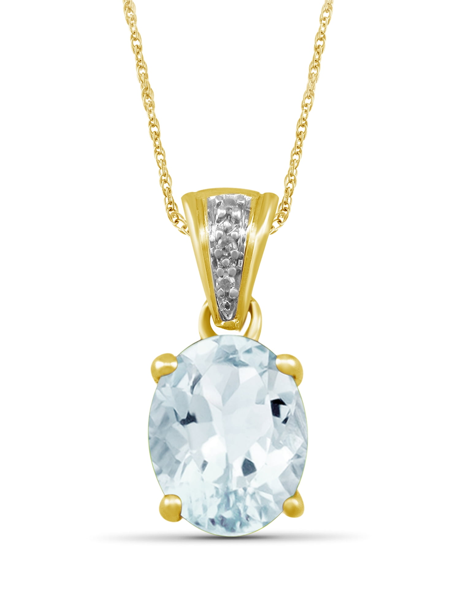 JewelersClub - JewelersClub 1.66 Carat T.G.W. Aquamarine Gemstone and ...